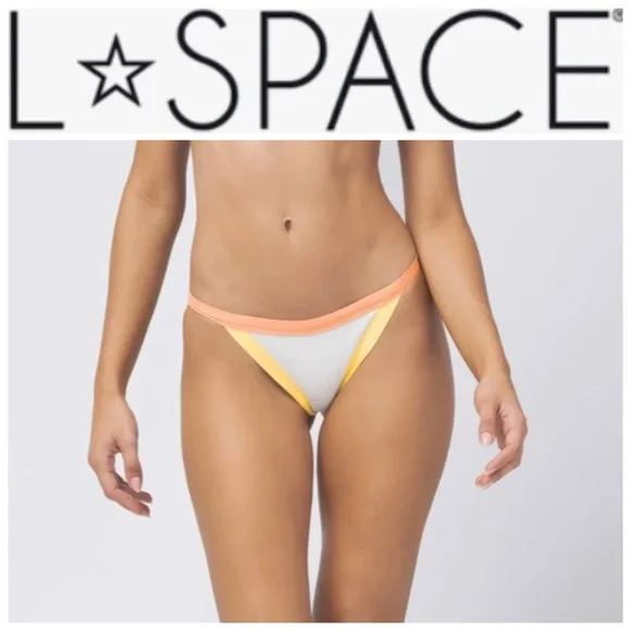 NWOT L*Space Vacay Ribbed Bikini Bottoms - Picture 1 of 13